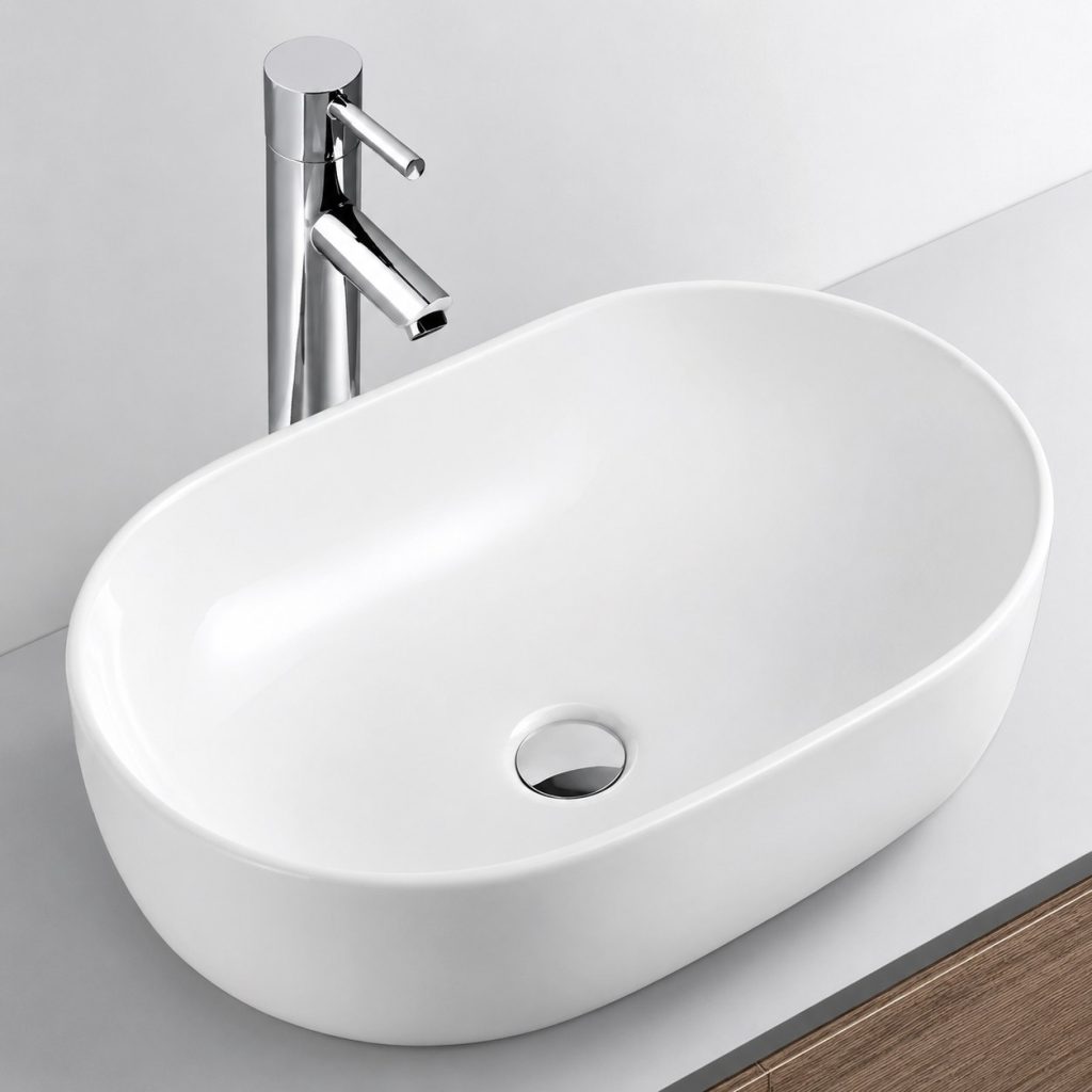 Lavabo đặt bàn KRATEN 2144 – 475 × 340 × 130 mm