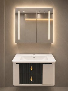 Bộ tủ chậu nhựa PVC cao cấp KRATEN 606B-80