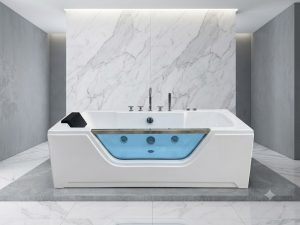 Bồn tắm nằm massage KRATEN KTBT02-17M kích thước 1700 × 800 × 550 mm