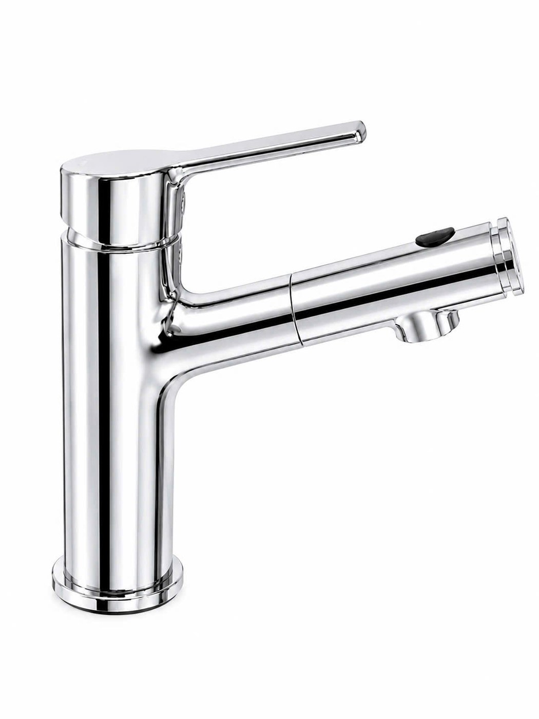 Vòi lavabo dây rút kéo dài KRATEN màu Chrome