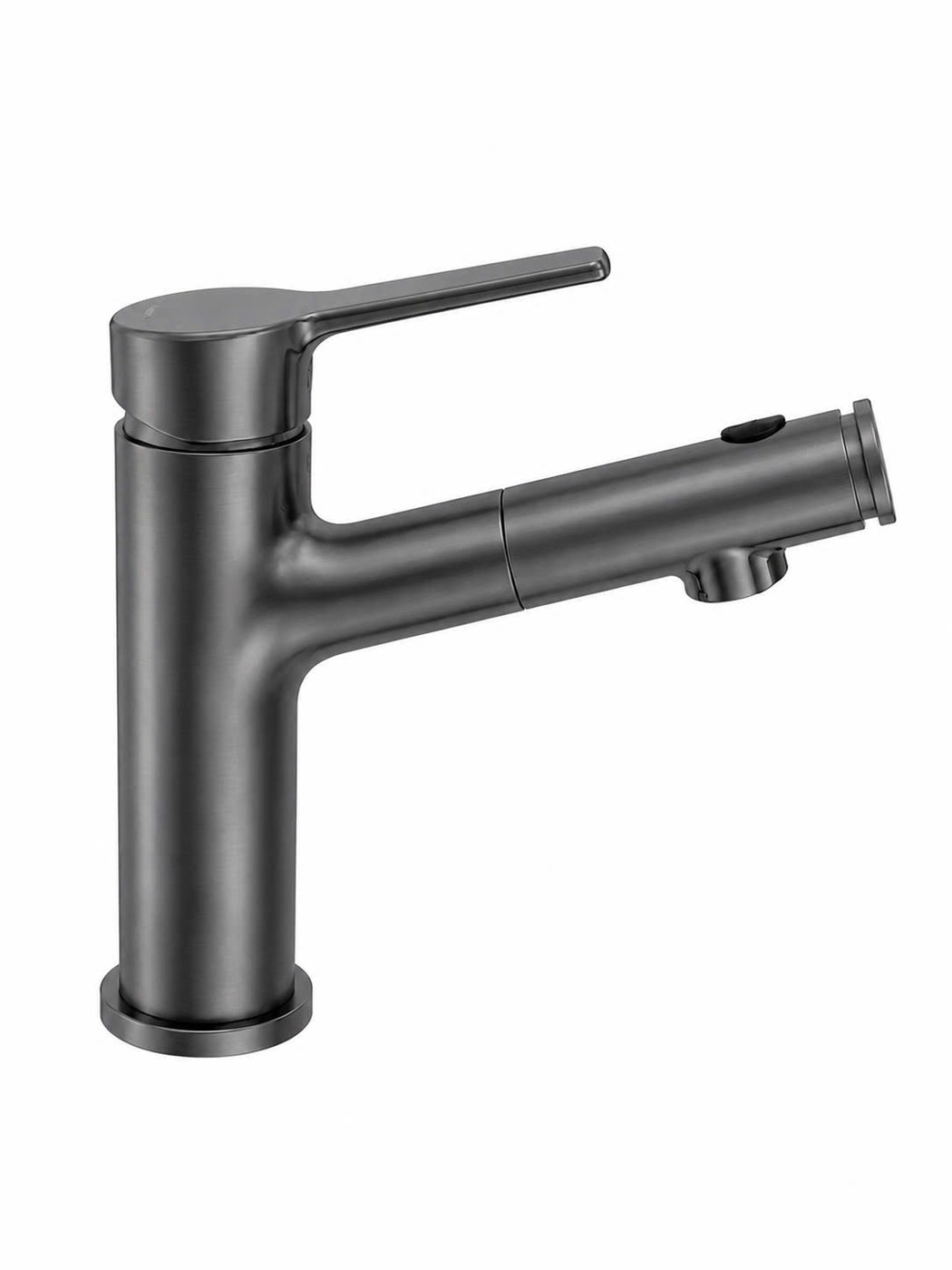 Vòi lavabo dây rút kéo dài KRATEN màu Xám (Gray)