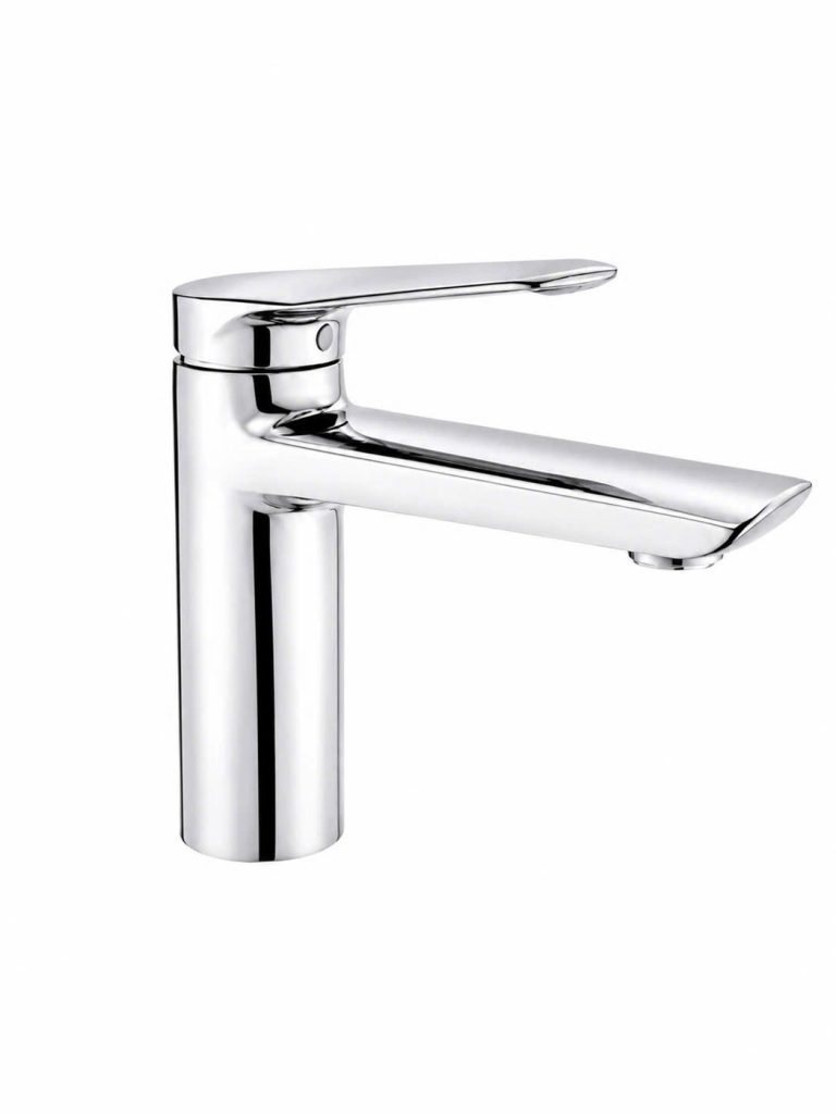 Vòi lavabo KRATEN thân thấp màu Chrome KTVT0003