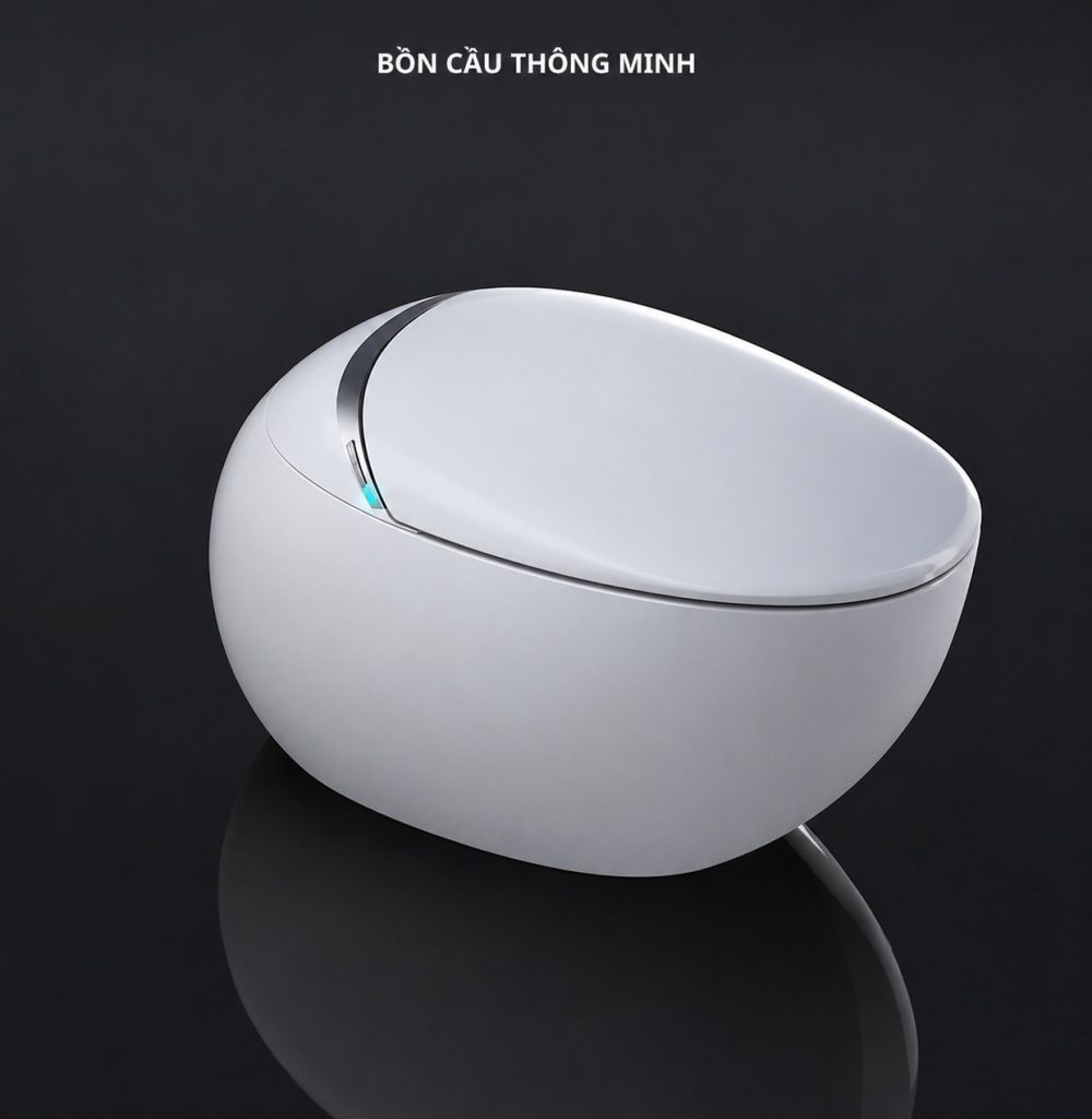 Bồn cầu thông minh dáng trứng KRATEN SMART M9