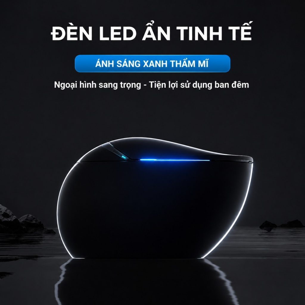 Bồn cầu thông minh dáng trứng KRATEN SMART M9 - ảnh 2