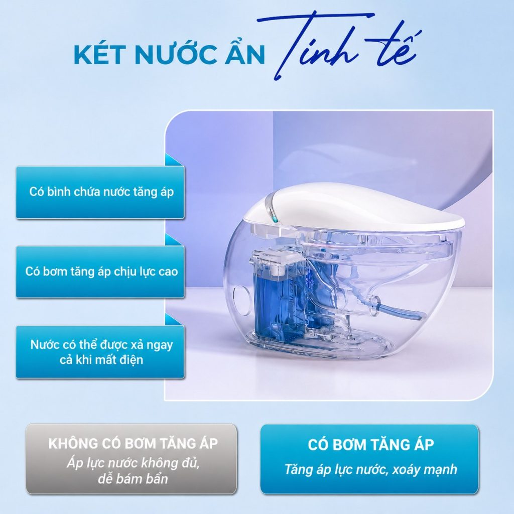 Bồn cầu thông minh dáng trứng KRATEN SMART M9 - ảnh 3